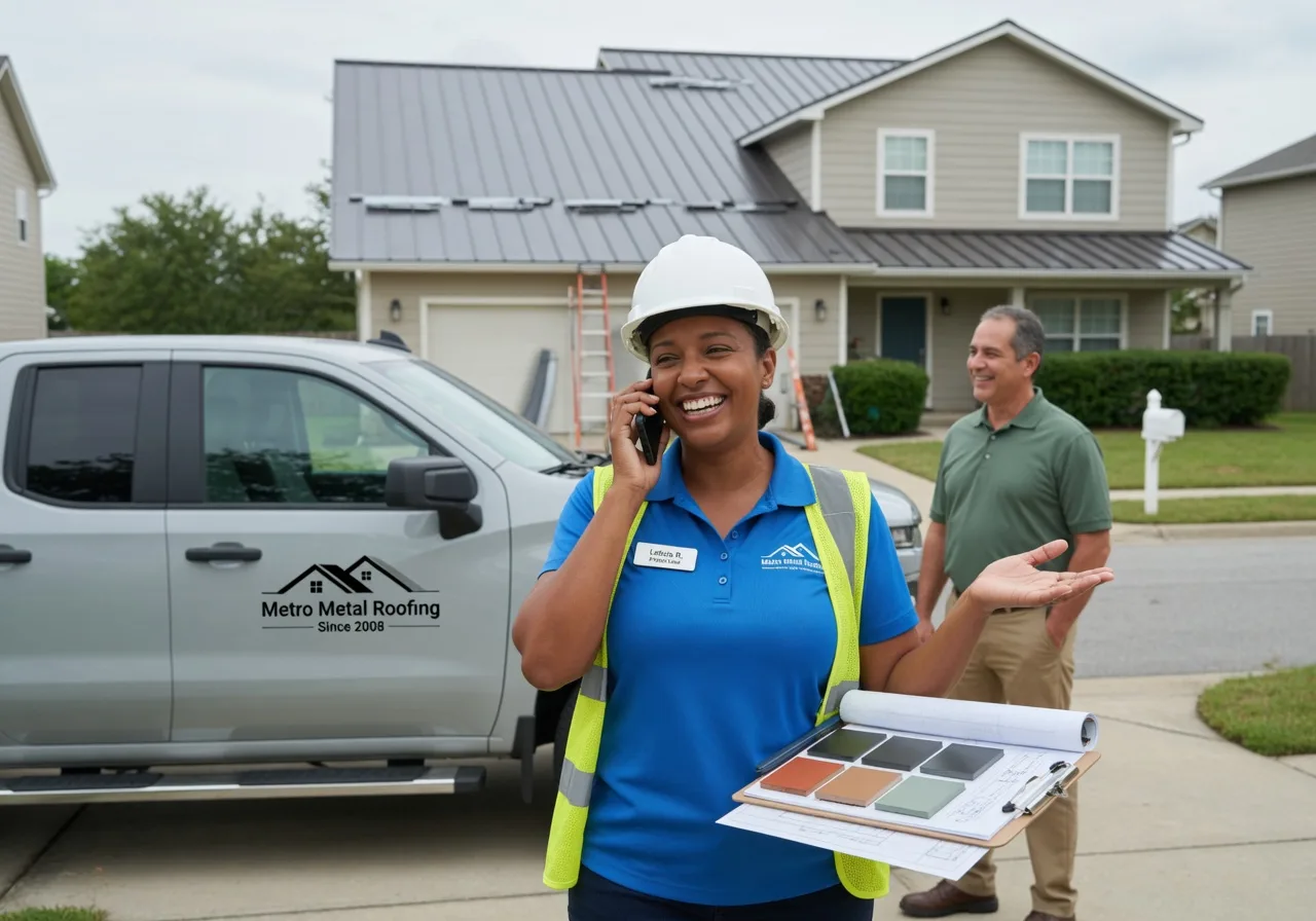 Storm Damage Metal Roof Repair in Unionville, PA